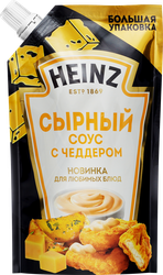 Соус HEINZ Сырный, с чеддером, 300г, фото