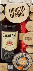 Набор OAKHEART Original на основе рома 35%, 0,7л и Кола 2х0.33L, п/у, фото