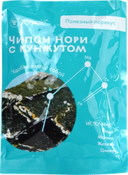 Чипсы из морских водорослей TAMAKI Нори, с кунжутом, 15г, вид