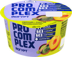 Йогурт СВЕЖЕЕ ЗАВТРА Pro-Complex Персик-матча безлактозный 2%, без змж, 130г, фотография