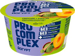 Йогурт СВЕЖЕЕ ЗАВТРА Pro-Complex Персик-матча безлактозный 2%, без змж, 130г, вид
