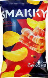Чипсы SMAKKY со вк. бекона из натур. карт., изображение