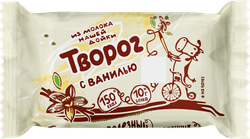 Творог НАШЕЙ ДОЙКИ с ванилью 5% без змж, изображение