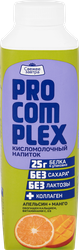Напиток кисломолочный СВЕЖЕЕ ЗАВТРА Pro-Complex Апельсин-манго, безлактозный 1%, без змж, 500г, крупный план