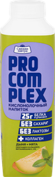 Напиток кисломолочный СВЕЖЕЕ ЗАВТРА Pro-Complex Дыня-мята, безлактозный 1%, без змж, 500г, крупный план