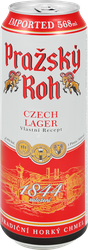 Напиток пивной светлый PRAZSKY ROH фильтрованный пастеризованный 4,8%, 0.568л, фото
