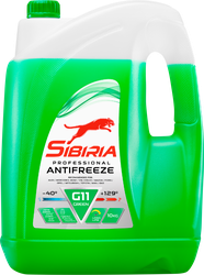 Антифриз SIBIRIA G11 green до -40, 10кг, детальное фото