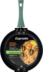Сковорода ESPRADO Шартрез/Chartreuse 26см, алюминий, антипригарное покрытие, индукция, Арт. CRTT26GE103, вид