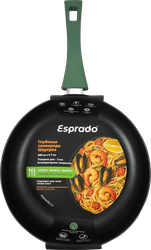 Сковорода ESPRADO Шартрез/Chartreuse 28см, алюминий, антипригарное покрытие, индукция, Арт. CRTT28GE103, детальное фото