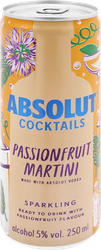 Напиток слабоалкогольный ABSOLUT Passionfruit&nbsp;Martini 5%, 0.25л, фото