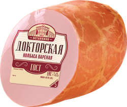 Колбаса вареная ОСТАНКИНО Докторская ГОСТ, категория А, весовая, фото