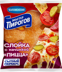 Слойка МАСТЕР ПИРОГОВ с начинкой пицца, 70г, изображение