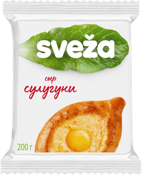 Сыр SVEZA Сулугуни 40%, без змж, 200г, крупный план