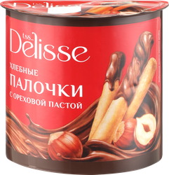Набор DELISSE хлебные палочки и ореховая паста, 52г, крупный план