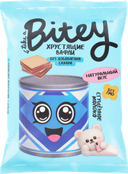 Вафли TAKE A BITEY со вкусом сгущенное молоко, с 3-х лет, 35г, детальное фото