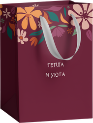 Пакет подарочный CITY HOME TRADE Уютный дом 25,5х31,5х11см, Арт. PBLV-P, вид