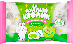 Суфле ПУХЛЫЙ КРОЛИК воздушное со вкусом кислого яблока, 85г, изображение