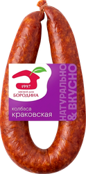 Колбаса полукопченая МД БОРОДИНА Краковская, 330г, детальное фото