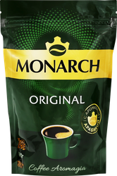 Кофе растворимый MONARCH Ориджинал натуральный сублимированный, 190г, крупный план