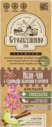 Чай СТОЛБУШИНО Иван-чай с сушеными яблоками и корицей, 30г, крупный план