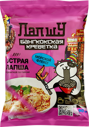 Лапша ЛАПШУ со вкусом креветки по-тайски, 90г, картинка