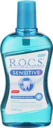 Ополаскиватель для полости рта R.O.C.S. Sensitive, для укрепления эмали и снижения чувствительности зубов, 400мл, изображение