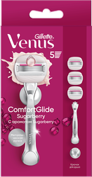 Бритва женская GILLETTE Venus Miami с 3 кассетами + держатель, картинка