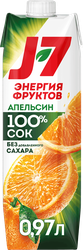 Сок J7 Апельсин с мякотью, 0.97л, детальное фото