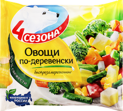 Смесь овощная 4 СЕЗОНА Овощи по-деревенски, 400г, фото
