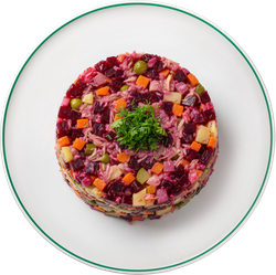 Салат ЛЕНТА FRESH Винегрет классический, весовой, вид