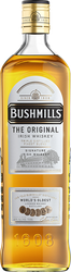 Виски BUSHMILLS Бушмиллз Ориджинал Ирландский купажированный, 40%, 
п/у/без п/у,  0.7л, крупный план
