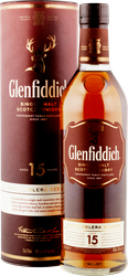 Виски GLENFIDDICH Шотландский солодовый 15 лет 40%, 0.75л, вид
