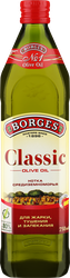 Масло оливковое BORGES Classic рафинированное c добавлением нерафинированного, 750мл, крупный план
