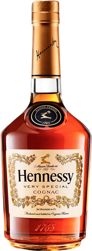 Коньяк HENNESSY VS ординарный 40%, 0.5л, крупный план
