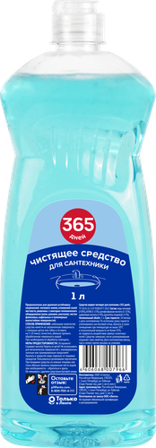Средство для чистки сантехники 365 ДНЕЙ, 1л, картинка