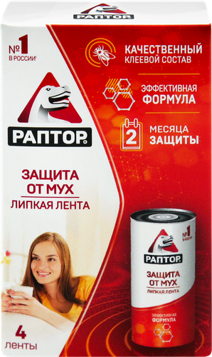 Лента от мух РАПТОР, 4шт, изображение