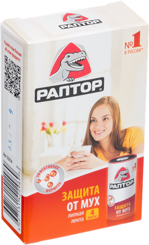 Лента от мух РАПТОР, 4шт, фотография