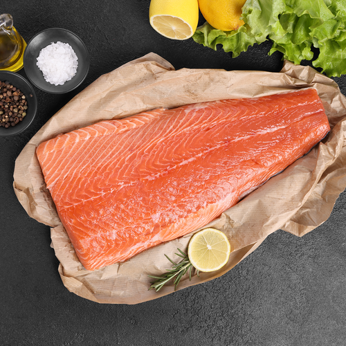 Лосось Атлантический филе ЛЕНТА FRESH, весовой, изображение