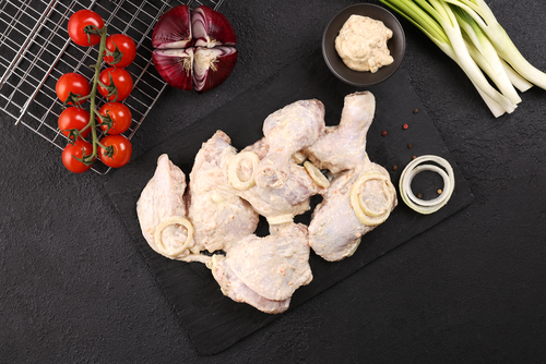 Шашлык из куриных окорочков в майонезе ЛЕНТА FRESH, весовой, картинка