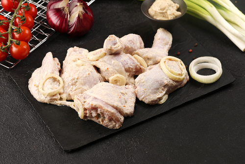 Шашлык из куриных окорочков в майонезе ЛЕНТА FRESH, весовой, изображение