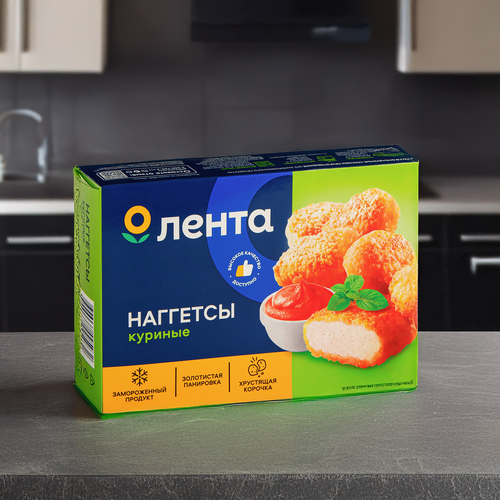 Наггетсы куриные ЛЕНТА Классические, 280г, изображение
