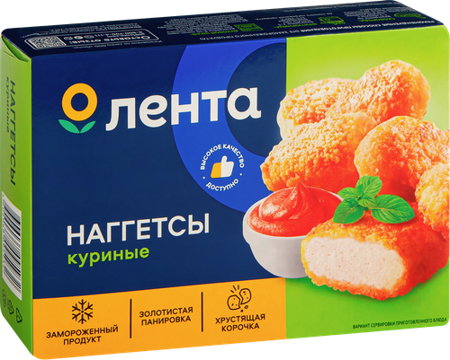 Наггетсы куриные ЛЕНТА Классические, 280г, фото