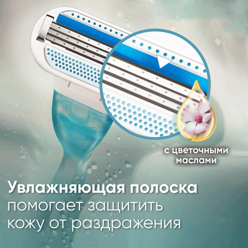 Кассеты сменные для бритья GILLETTE Venus Smooth, 2шт, детальное фото
