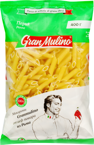 Макароны GRANMULINO Перья, 400г, фотография