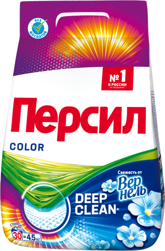 Стиральный порошок для цветного белья ПЕРСИЛ Color Свежесть от ВЕРНЕЛЬ, автомат, 4,5кг, изображение