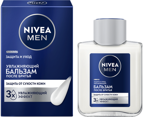 Бальзам после бритья NIVEA Men Защита и Уход увлажняющий, 100мл, картинка