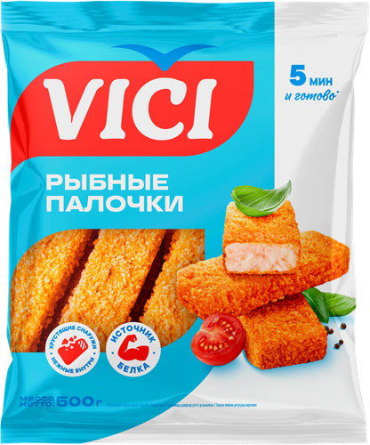 Рыбные палочки VICI, 500г, картинка