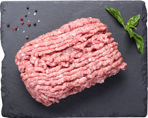 Фарш из свинины и говядины ЛЕНТА FRESH, крупный план