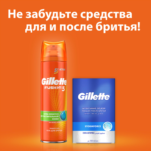 Кассеты сменные для бритья GILLETTE Fusion5, 4шт, вид