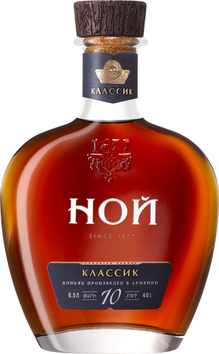 Коньяк НОЙ Классик марочный старый КС 10 лет 40%, п/у, 0.5л